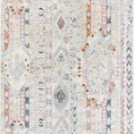 Well Woven Rodeo Otero Bohemian Aztec 5'3" x 7'3" Ivory Area Rug